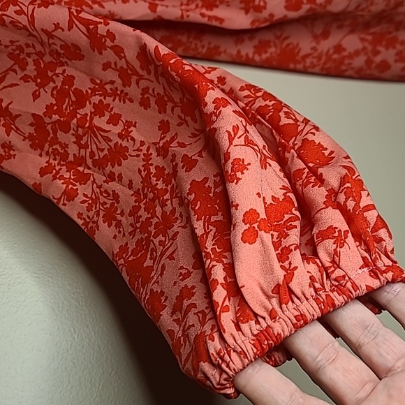 Roaman's Floral Tunic with Embroidered Neckline - 22W - Picture 5 of 9